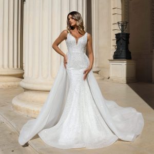 Rochie mireasa sirena 2 in 1 Garibaldi 1 scaled 1