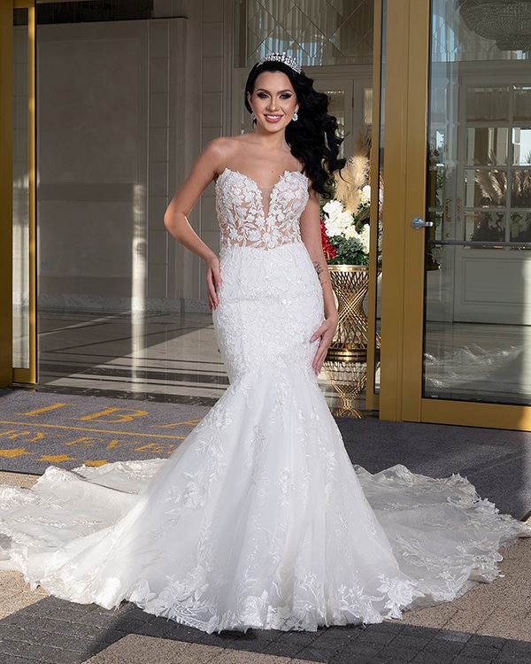 Wedding Dress tip sirena Estera