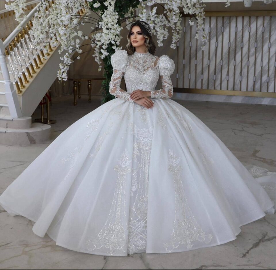 Artemis princess wedding dress with stones