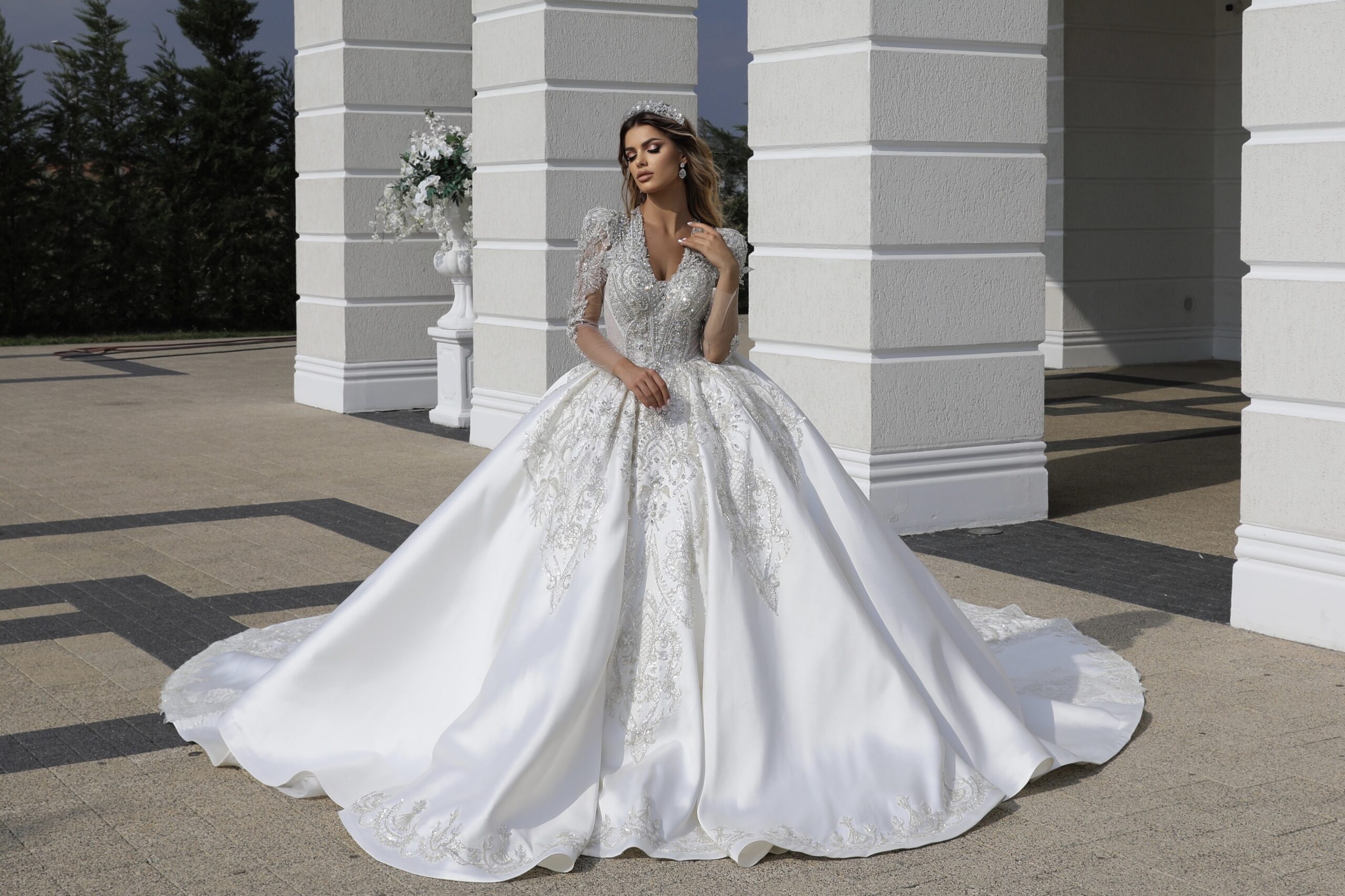 Rochii de mireasa cu maneci