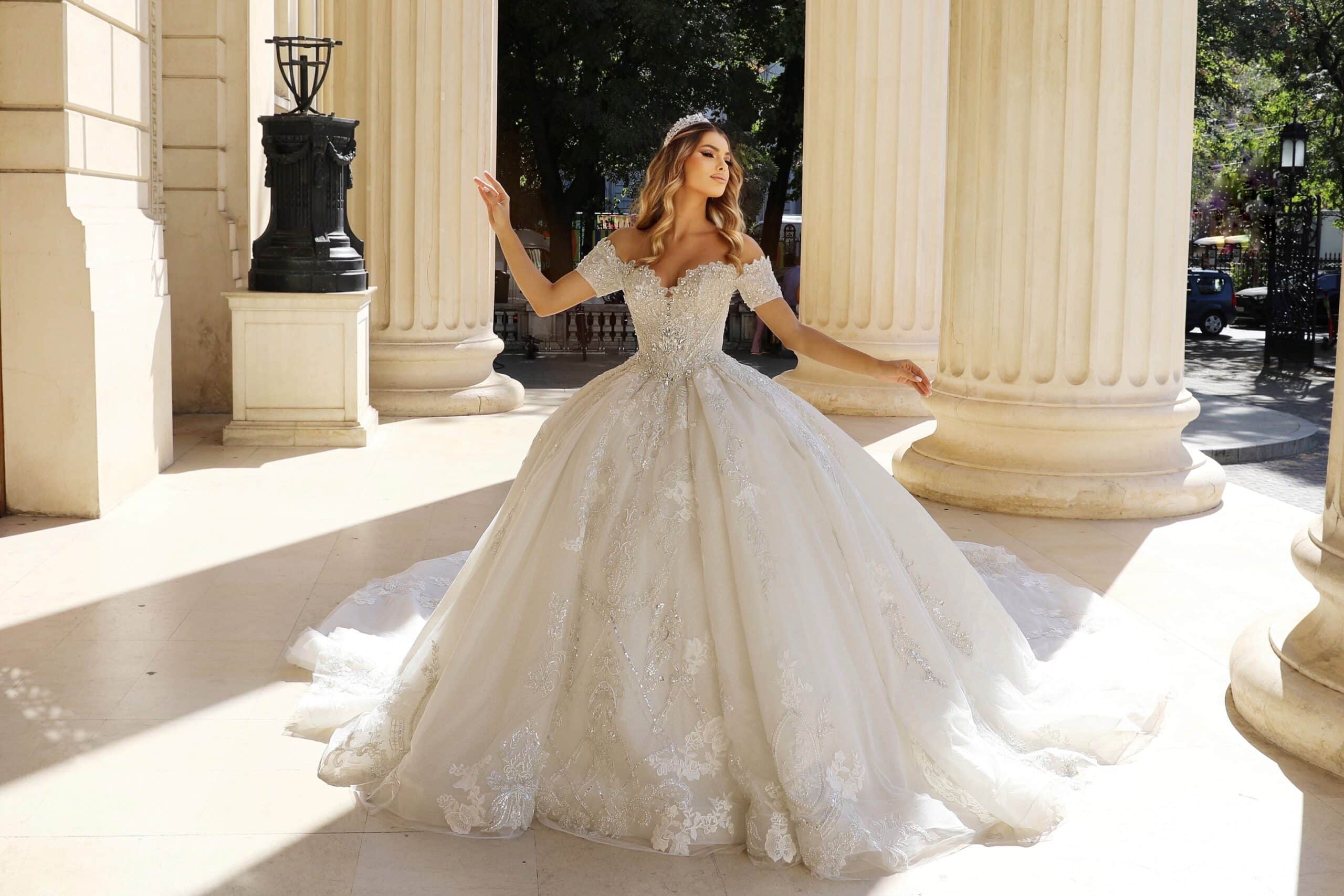 Rochii de mireasa cu sclipici