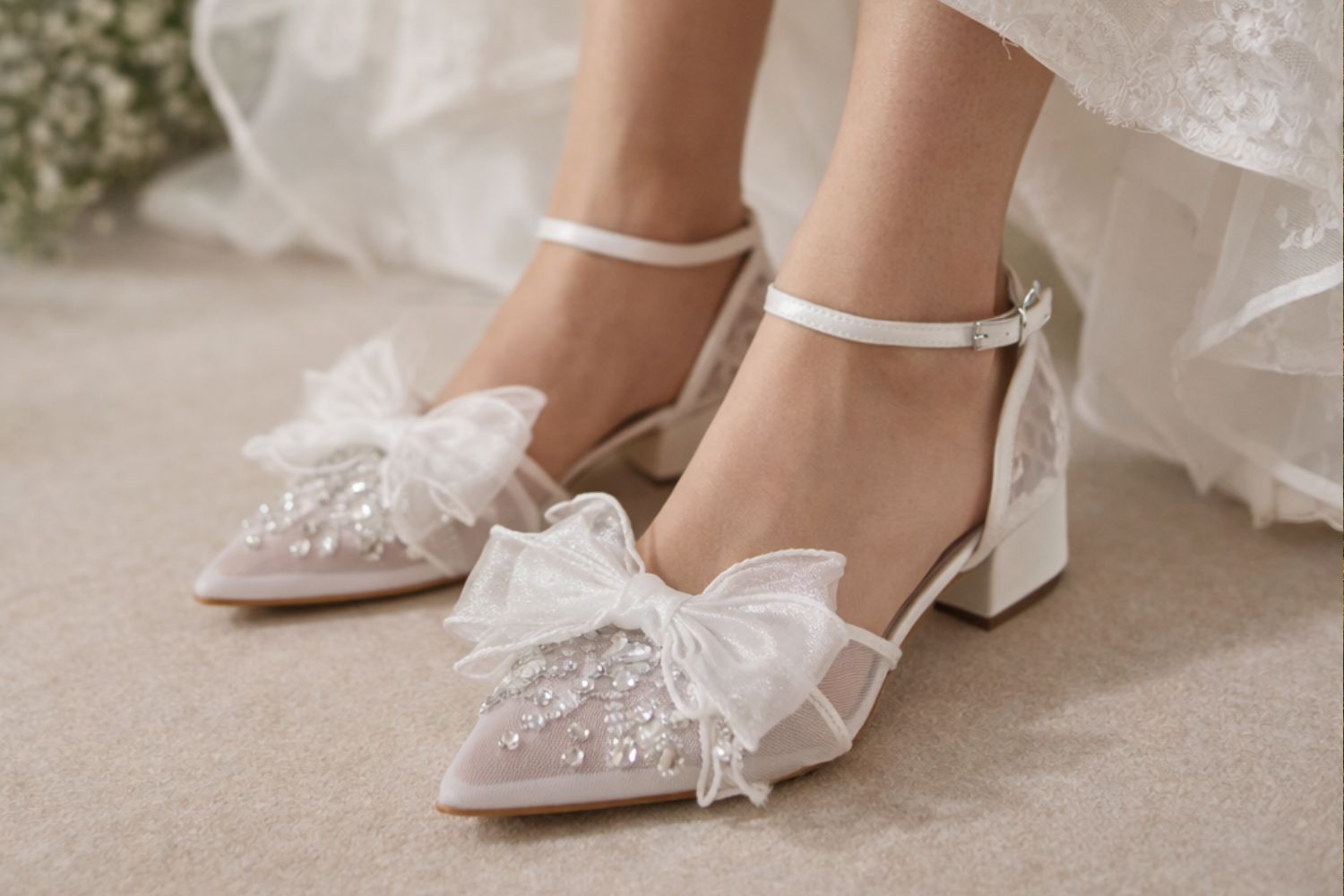 pantofi de mireasa comozi
