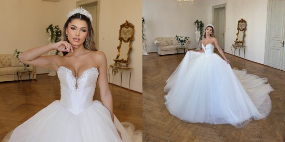 melancholy wedding dress