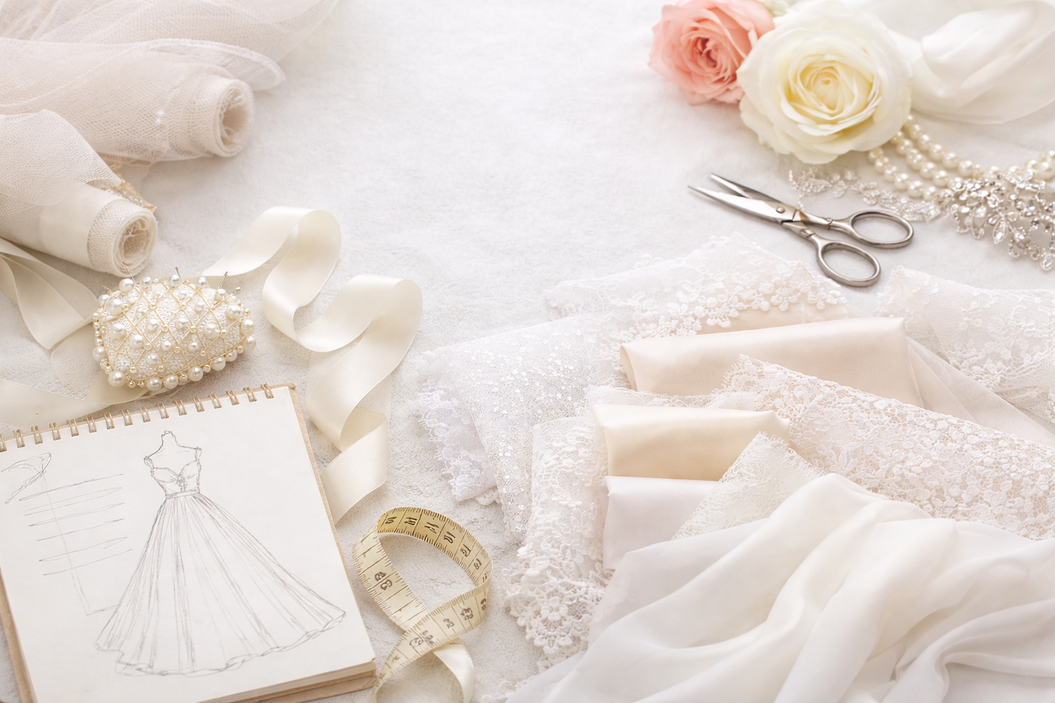Cum alegi materialul ideal pentru rochia ta de mireasă