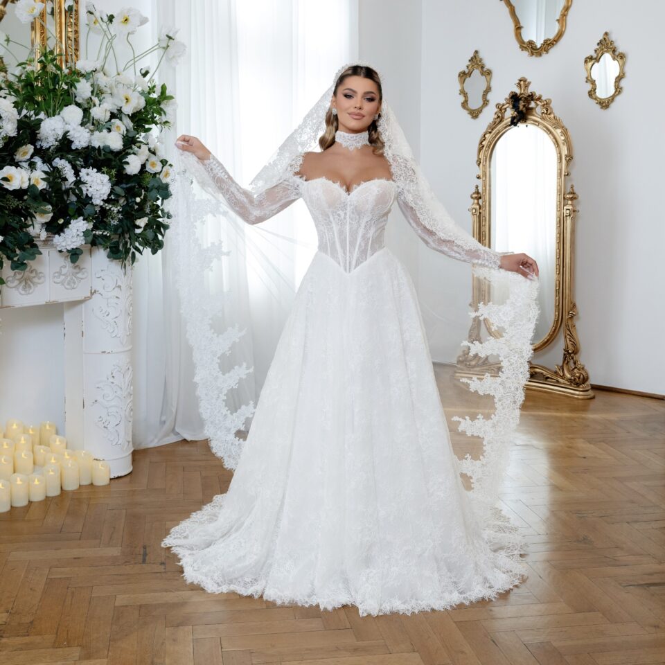 A-Line Lace Wedding Dress Patrice