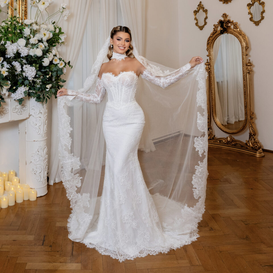 Mermaid Wedding Dress Pixie